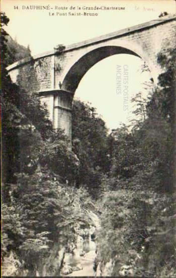 Cartes postales anciennes > CARTES POSTALES > carte postale ancienne > cartes-postales-ancienne.com Auvergne rhone alpes Isere Saint Pierre De Chartreuse