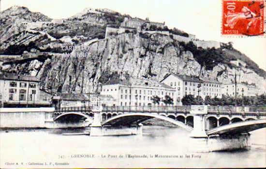 Cartes postales anciennes > CARTES POSTALES > carte postale ancienne > cartes-postales-ancienne.com Auvergne rhone alpes Isere Grenoble