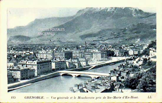 Cartes postales anciennes > CARTES POSTALES > carte postale ancienne > cartes-postales-ancienne.com Auvergne rhone alpes Isere Grenoble