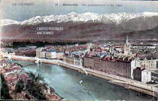 Cartes postales anciennes > CARTES POSTALES > carte postale ancienne > cartes-postales-ancienne.com Auvergne rhone alpes Isere Grenoble