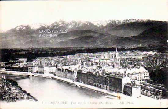 Cartes postales anciennes > CARTES POSTALES > carte postale ancienne > cartes-postales-ancienne.com Auvergne rhone alpes Isere Grenoble