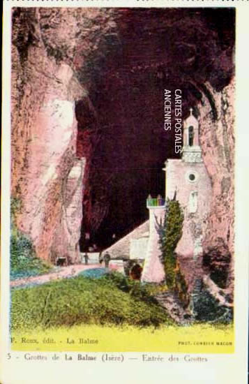 Cartes postales anciennes > CARTES POSTALES > carte postale ancienne > cartes-postales-ancienne.com Auvergne rhone alpes Isere La Balme Les Grottes