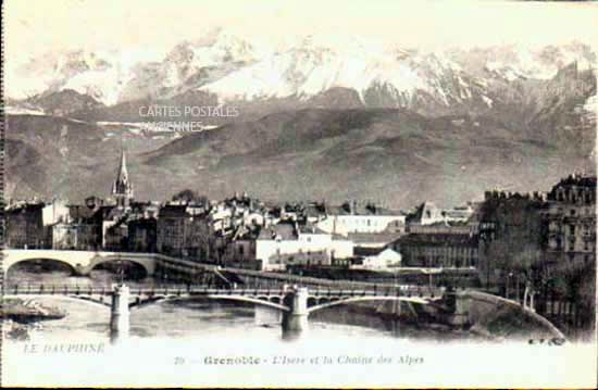 Cartes postales anciennes > CARTES POSTALES > carte postale ancienne > cartes-postales-ancienne.com Auvergne rhone alpes Isere Grenoble