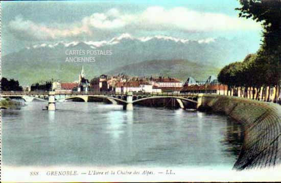 Cartes postales anciennes > CARTES POSTALES > carte postale ancienne > cartes-postales-ancienne.com Auvergne rhone alpes Isere Grenoble