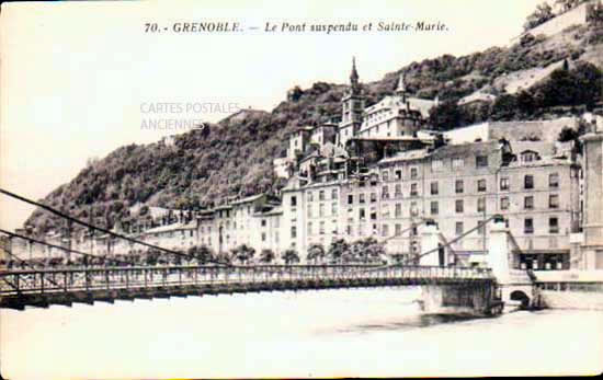 Cartes postales anciennes > CARTES POSTALES > carte postale ancienne > cartes-postales-ancienne.com Auvergne rhone alpes Isere Grenoble