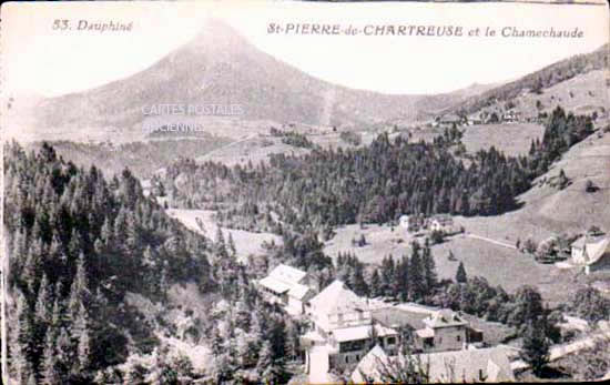 Cartes postales anciennes > CARTES POSTALES > carte postale ancienne > cartes-postales-ancienne.com Auvergne rhone alpes Isere Saint Pierre De Chartreuse