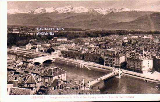 Cartes postales anciennes > CARTES POSTALES > carte postale ancienne > cartes-postales-ancienne.com Auvergne rhone alpes Isere Grenoble