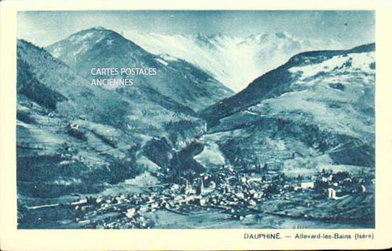 Cartes postales anciennes > CARTES POSTALES > carte postale ancienne > cartes-postales-ancienne.com Auvergne rhone alpes Isere Allevard