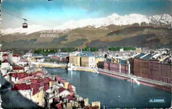 Cartes postales anciennes > CARTES POSTALES > carte postale ancienne > cartes-postales-ancienne.com Auvergne rhone alpes Isere Grenoble