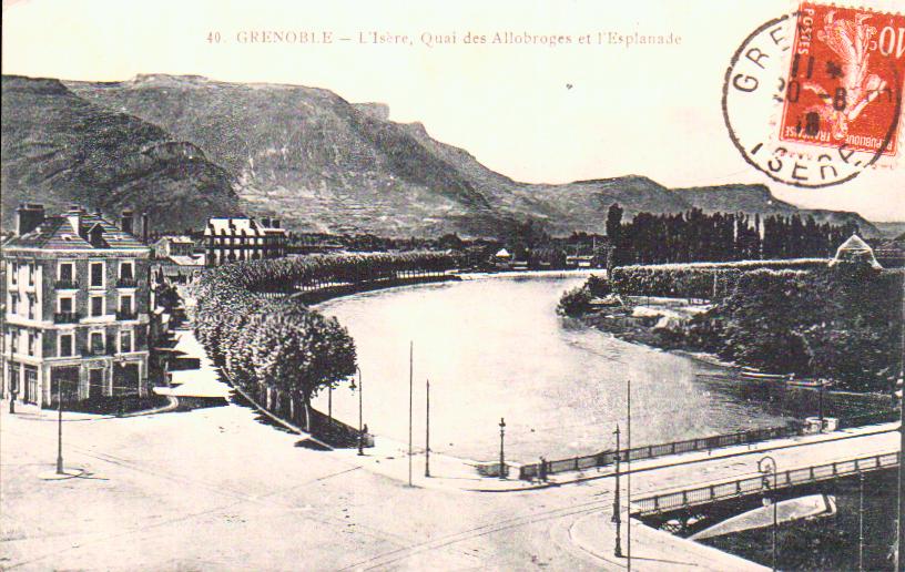 Cartes postales anciennes > CARTES POSTALES > carte postale ancienne > cartes-postales-ancienne.com Auvergne rhone alpes Isere Grenoble