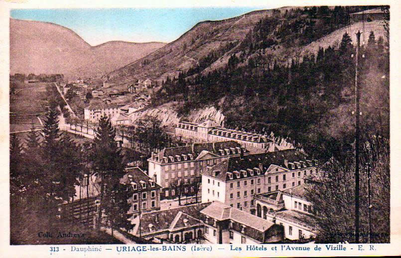 Cartes postales anciennes > CARTES POSTALES > carte postale ancienne > cartes-postales-ancienne.com Auvergne rhone alpes Isere Uriage