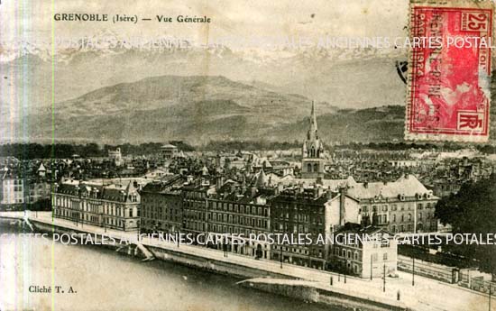 Cartes postales anciennes > CARTES POSTALES > carte postale ancienne > cartes-postales-ancienne.com Auvergne rhone alpes Isere