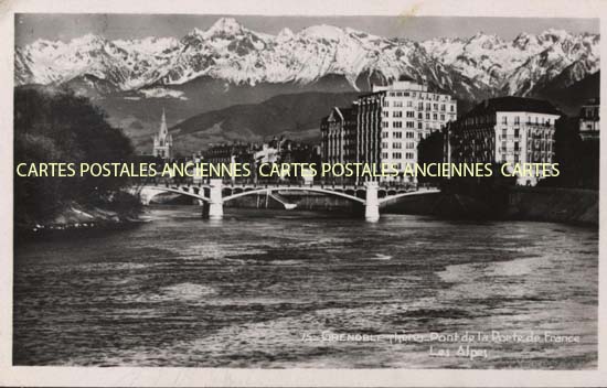 Cartes postales anciennes > CARTES POSTALES > carte postale ancienne > cartes-postales-ancienne.com Auvergne rhone alpes Isere Grenoble