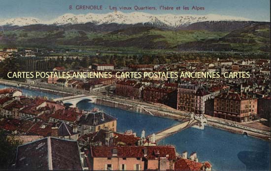 Cartes postales anciennes > CARTES POSTALES > carte postale ancienne > cartes-postales-ancienne.com Auvergne rhone alpes Isere Grenoble