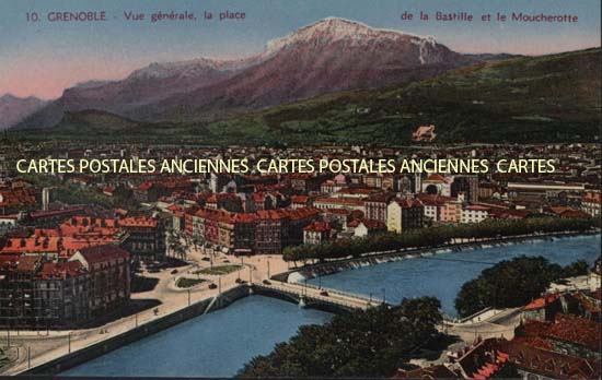 Cartes postales anciennes > CARTES POSTALES > carte postale ancienne > cartes-postales-ancienne.com Auvergne rhone alpes Isere Grenoble