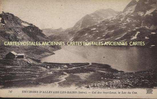 Cartes postales anciennes > CARTES POSTALES > carte postale ancienne > cartes-postales-ancienne.com Auvergne rhone alpes Isere Allevard