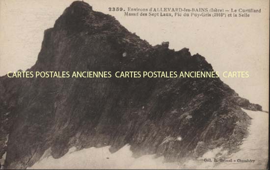 Cartes postales anciennes > CARTES POSTALES > carte postale ancienne > cartes-postales-ancienne.com Auvergne rhone alpes Isere Allevard