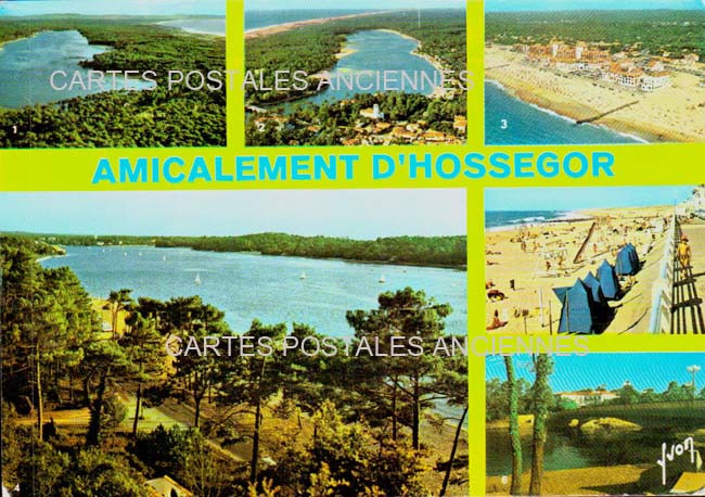 Cartes postales anciennes > CARTES POSTALES > carte postale ancienne > cartes-postales-ancienne.com Nouvelle aquitaine Hossegor