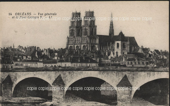 Cartes postales anciennes > CARTES POSTALES > carte postale ancienne > cartes-postales-ancienne.com Centre val de loire  Loiret Orleans