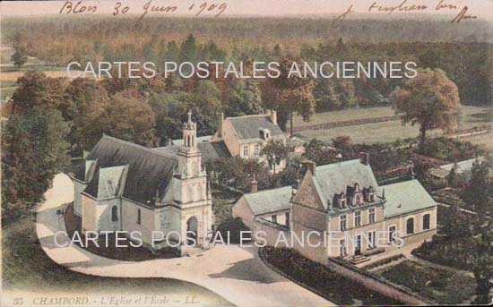 Cartes postales anciennes > CARTES POSTALES > carte postale ancienne > cartes-postales-ancienne.com Centre val de loire  Loir et cher Chambord