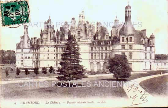 Cartes postales anciennes > CARTES POSTALES > carte postale ancienne > cartes-postales-ancienne.com Centre val de loire  Chambord