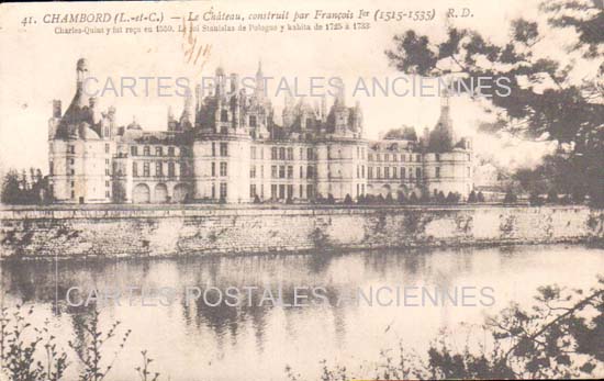 Cartes postales anciennes > CARTES POSTALES > carte postale ancienne > cartes-postales-ancienne.com Centre val de loire  Loir et cher Chambord