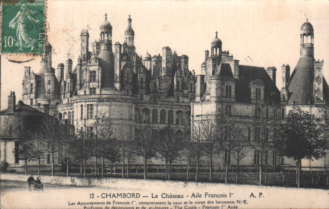 Cartes postales anciennes > CARTES POSTALES > carte postale ancienne > cartes-postales-ancienne.com Centre val de loire  Loir et cher Chambord