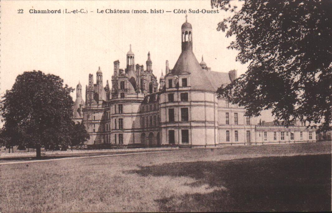 Cartes postales anciennes > CARTES POSTALES > carte postale ancienne > cartes-postales-ancienne.com Centre val de loire  Loir et cher Chambord