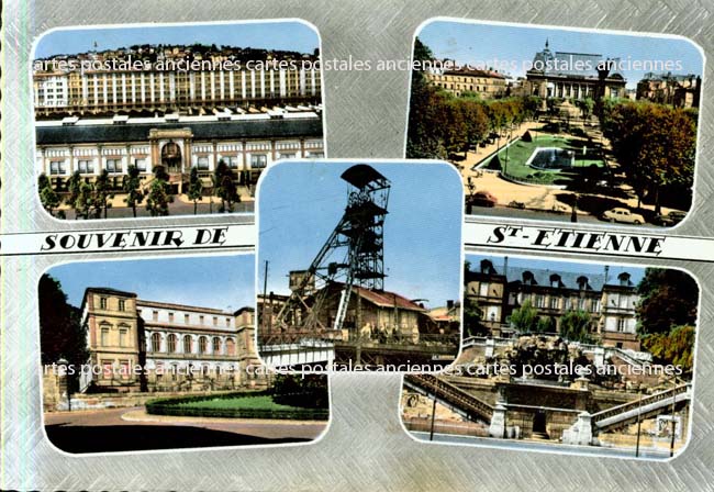 Cartes postales anciennes > CARTES POSTALES > carte postale ancienne > cartes-postales-ancienne.com Auvergne rhone alpes Loire Saint Etienne