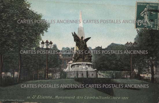 Cartes postales anciennes > CARTES POSTALES > carte postale ancienne > cartes-postales-ancienne.com Auvergne rhone alpes Loire Saint Etienne