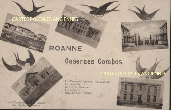 Cartes postales anciennes > CARTES POSTALES > carte postale ancienne > cartes-postales-ancienne.com Auvergne rhone alpes Loire Roanne