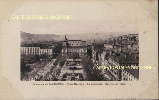 Cartes postales anciennes > CARTES POSTALES > carte postale ancienne > cartes-postales-ancienne.com Auvergne rhone alpes Loire Saint Etienne