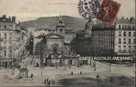 Cartes postales anciennes > CARTES POSTALES > carte postale ancienne > cartes-postales-ancienne.com Auvergne rhone alpes Loire Saint Etienne