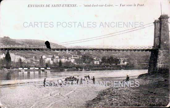 Cartes postales anciennes > CARTES POSTALES > carte postale ancienne > cartes-postales-ancienne.com Auvergne rhone alpes Loire Saint Just Sur Loire