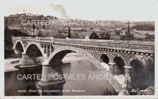 Cartes postales anciennes > CARTES POSTALES > carte postale ancienne > cartes-postales-ancienne.com Auvergne rhone alpes Loire Roanne