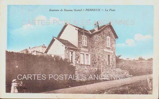 Cartes postales anciennes > CARTES POSTALES > carte postale ancienne > cartes-postales-ancienne.com Auvergne rhone alpes Loire Perreux