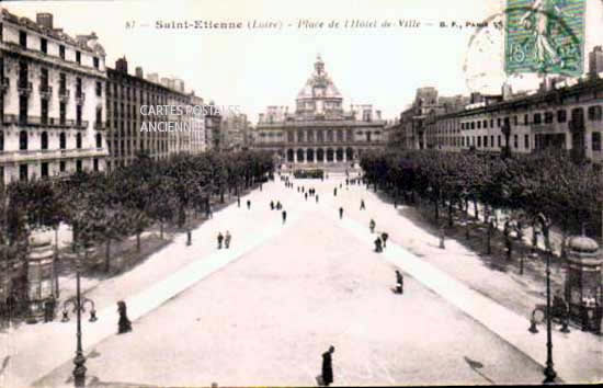 Cartes postales anciennes > CARTES POSTALES > carte postale ancienne > cartes-postales-ancienne.com Auvergne rhone alpes Loire Saint Etienne