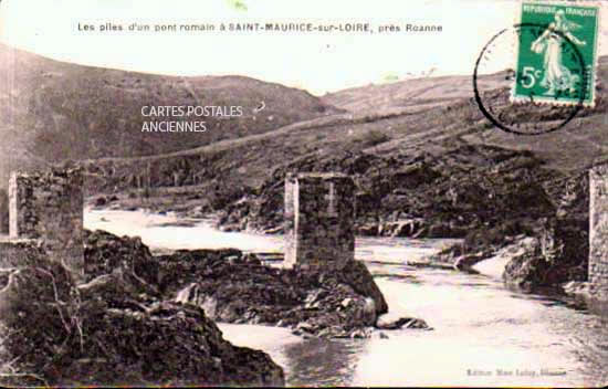 Cartes postales anciennes > CARTES POSTALES > carte postale ancienne > cartes-postales-ancienne.com Auvergne rhone alpes Loire Saint Maurice Sur Loire