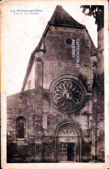 Cartes postales anciennes > CARTES POSTALES > carte postale ancienne > cartes-postales-ancienne.com Auvergne rhone alpes Loire La Benisson Dieu