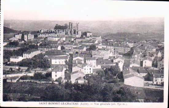 Cartes postales anciennes > CARTES POSTALES > carte postale ancienne > cartes-postales-ancienne.com Auvergne rhone alpes Loire Saint Bonnet Le Chateau