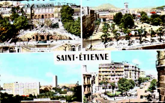 Cartes postales anciennes > CARTES POSTALES > carte postale ancienne > cartes-postales-ancienne.com Auvergne rhone alpes Loire Saint Etienne