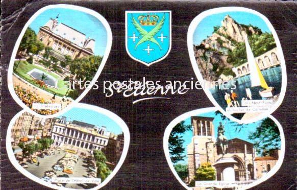 Cartes postales anciennes > CARTES POSTALES > carte postale ancienne > cartes-postales-ancienne.com Auvergne rhone alpes Loire Saint Etienne