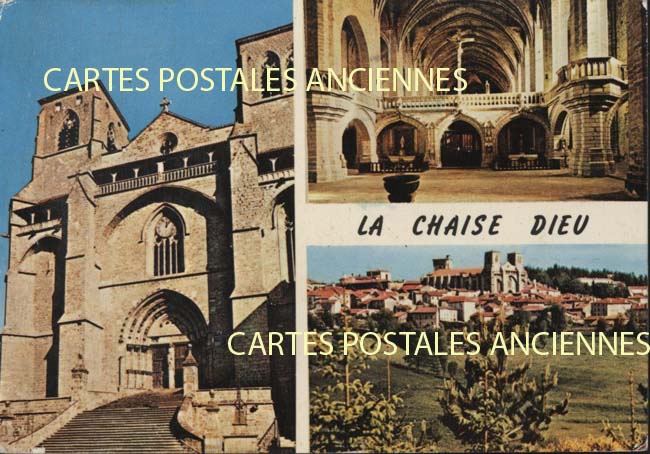 Cartes postales anciennes > CARTES POSTALES > carte postale ancienne > cartes-postales-ancienne.com Auvergne rhone alpes Haute loire La Chaise Dieu