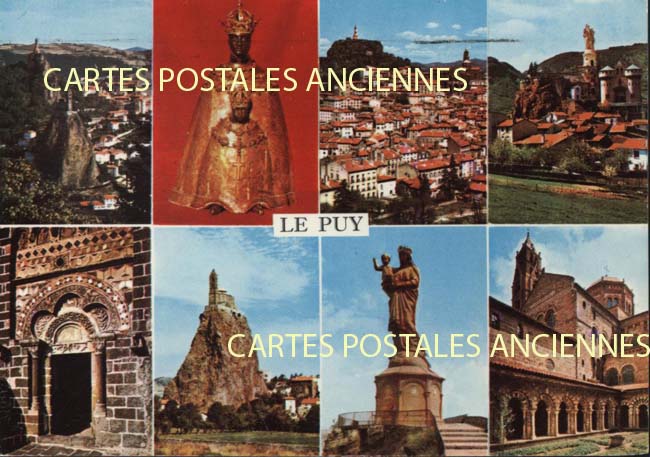 Cartes postales anciennes > CARTES POSTALES > carte postale ancienne > cartes-postales-ancienne.com Auvergne rhone alpes Haute loire Le Puy En Velay