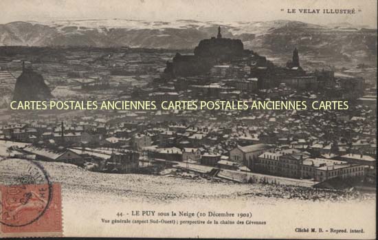 Cartes postales anciennes > CARTES POSTALES > carte postale ancienne > cartes-postales-ancienne.com Auvergne rhone alpes Haute loire Le Puy En Velay