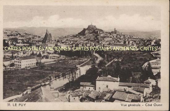 Cartes postales anciennes > CARTES POSTALES > carte postale ancienne > cartes-postales-ancienne.com Auvergne rhone alpes Haute loire Le Puy En Velay