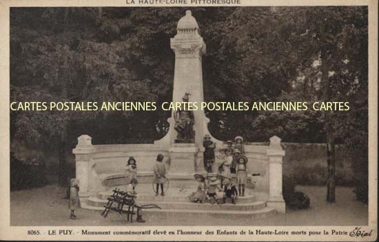 Cartes postales anciennes > CARTES POSTALES > carte postale ancienne > cartes-postales-ancienne.com Auvergne rhone alpes Haute loire Le Puy En Velay