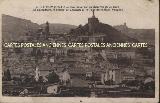 Cartes postales anciennes > CARTES POSTALES > carte postale ancienne > cartes-postales-ancienne.com Auvergne rhone alpes Haute loire Le Puy En Velay