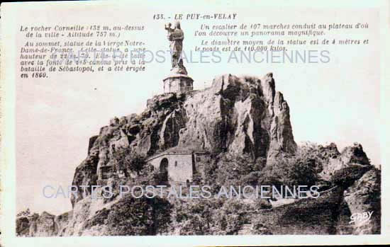 Cartes postales anciennes > CARTES POSTALES > carte postale ancienne > cartes-postales-ancienne.com Auvergne rhone alpes Haute loire Le Puy En Velay