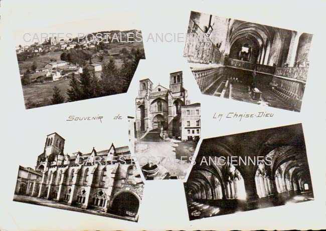 Cartes postales anciennes > CARTES POSTALES > carte postale ancienne > cartes-postales-ancienne.com Auvergne rhone alpes Haute loire La Chaise Dieu